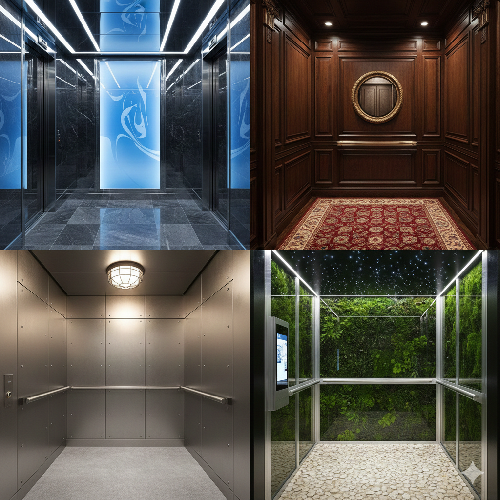 افضل ديكورات المصاعد