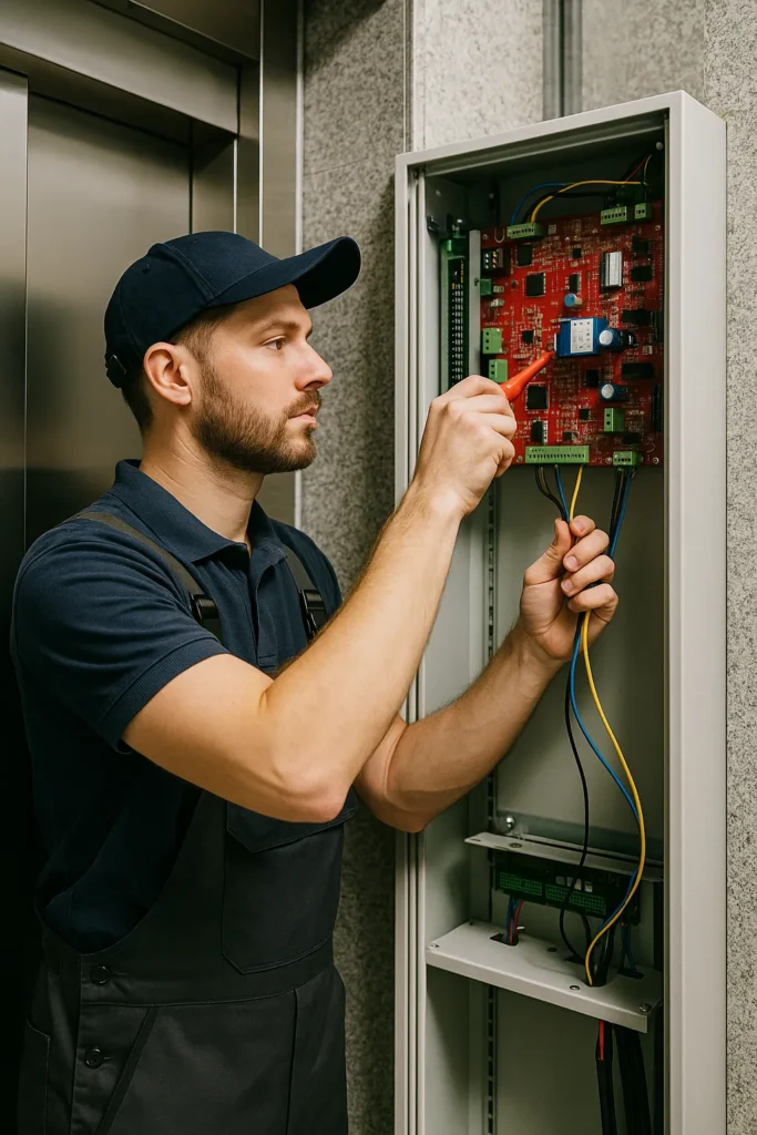 أﻋﻄﺎل اﻟﻤﺼﺎﻋﺪ اﻟﻜﻬﺮﺑﺎﺋﻴﺔ