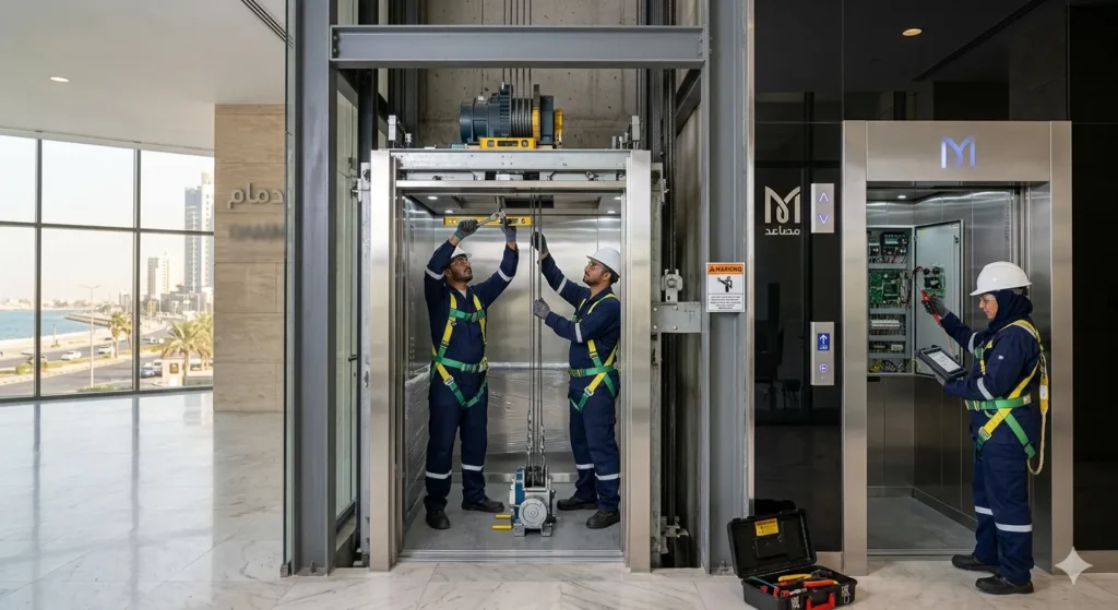 شركة تركيب وصيانة مصاعد بالدمام