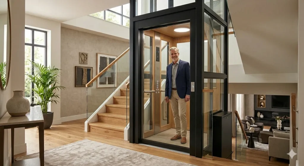 مصعد هيدروليك منزلي