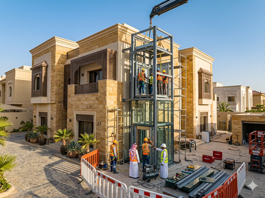 تركيب مصعد خارجي في السعودية