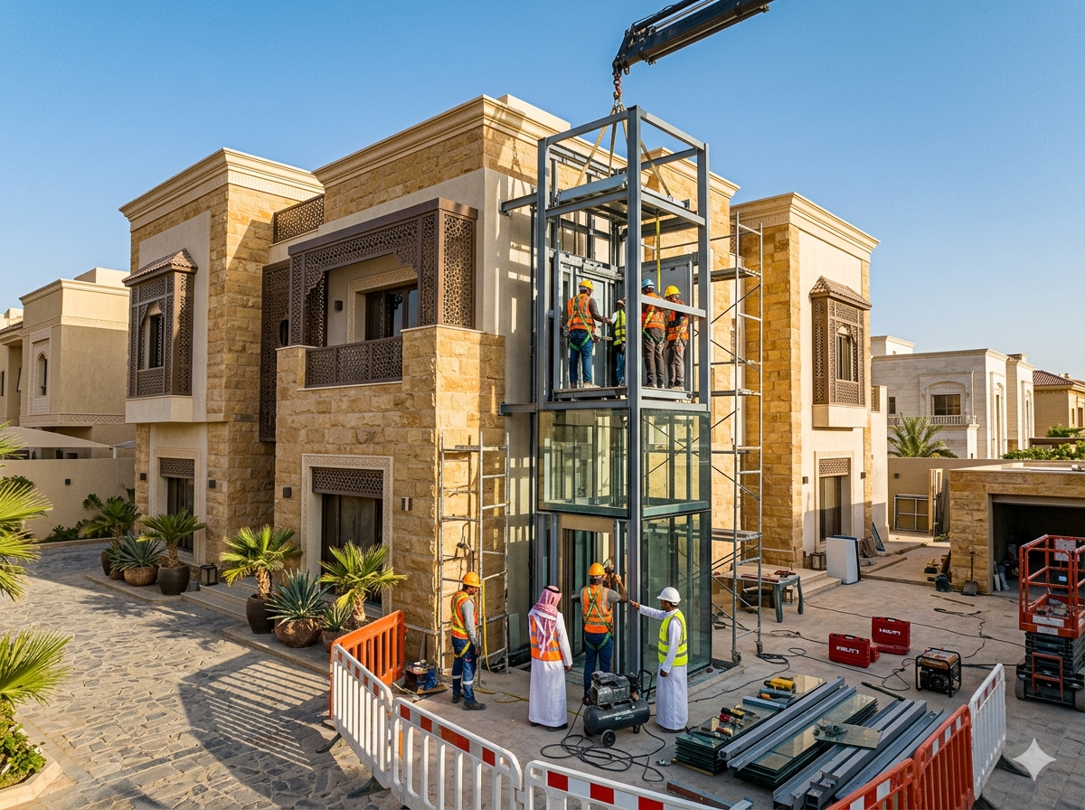 تركيب مصعد خارجي في السعودية