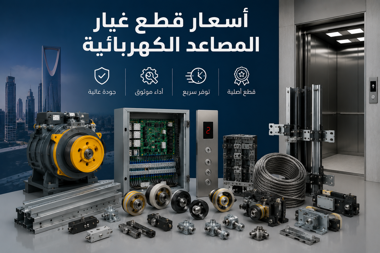 أسعار قطع غيار المصاعد الكهربائية